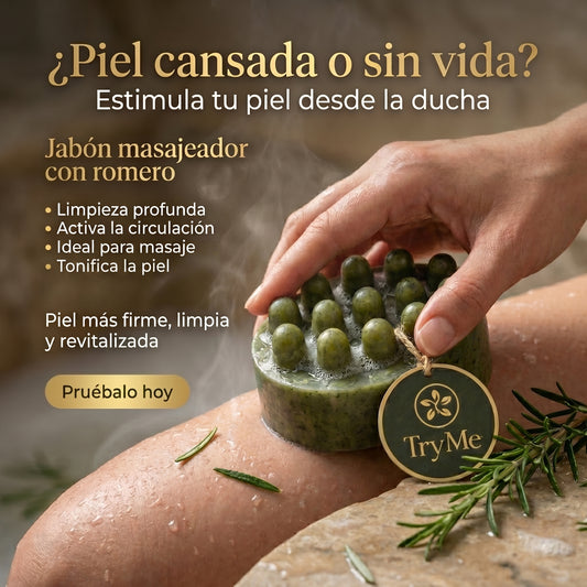 Rosemary & Mint Energizing Massage Soap