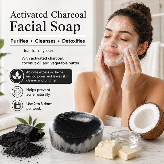 Jabón Facial de Carbón Activado