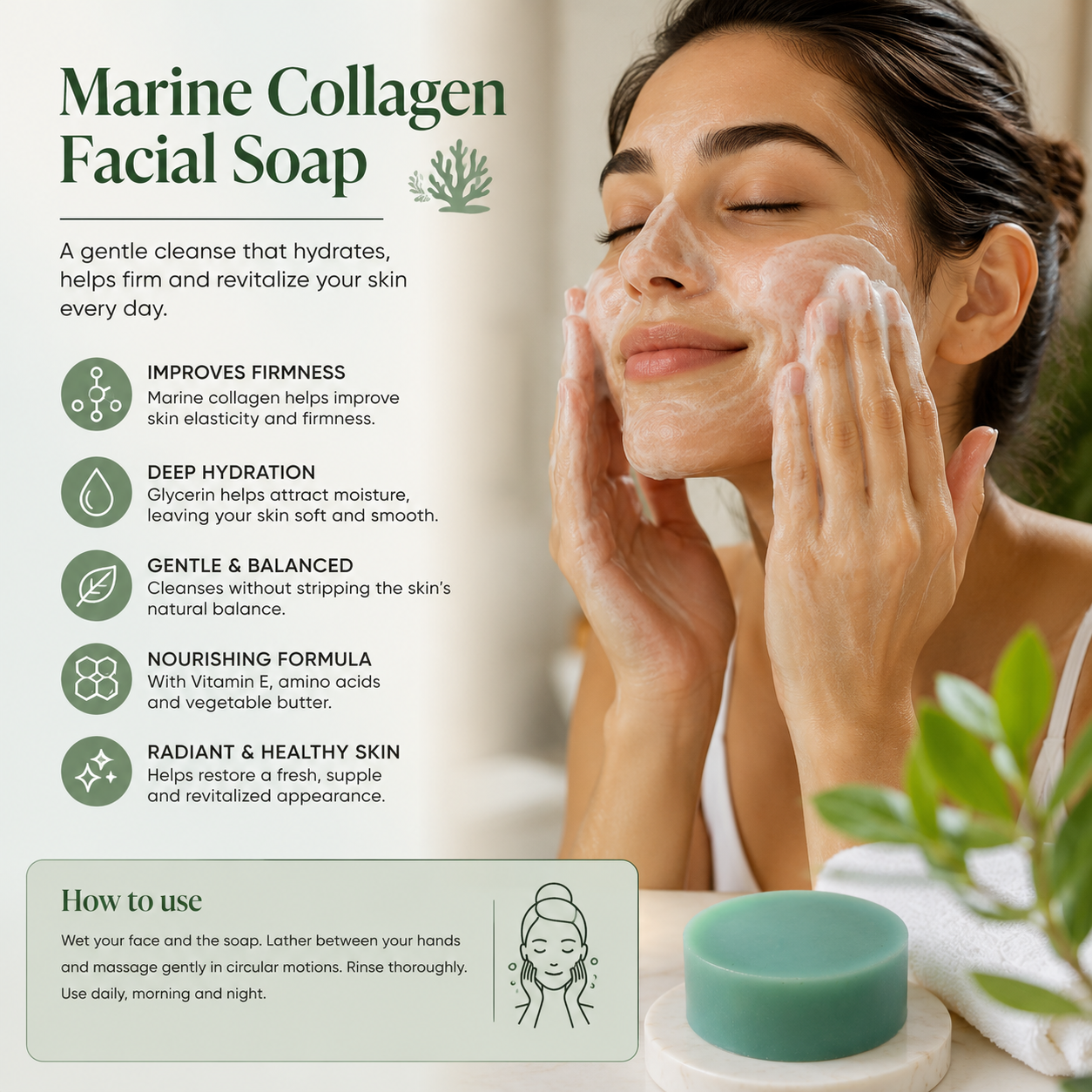 Marine Collagen Facial Soap