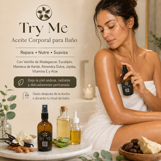 Aceite Corporal de Baño: Nutrición Botánica Sedosa