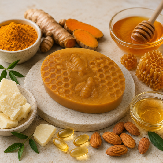 Jabón Facial y Corporal de Cúrcuma