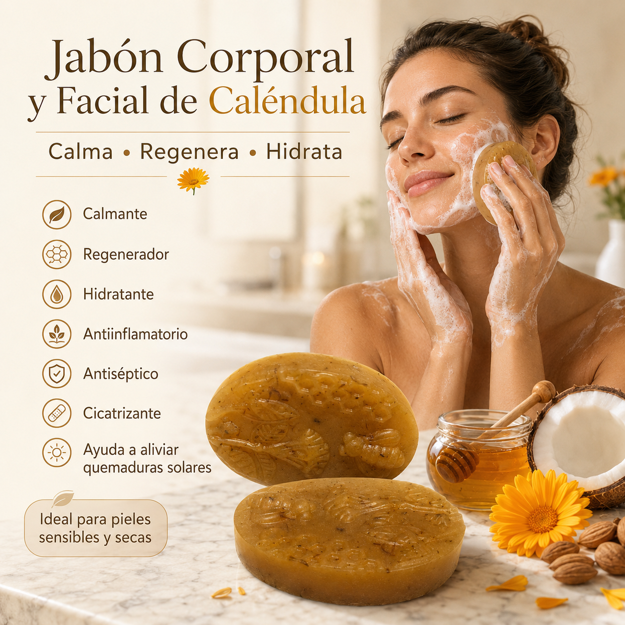 Calendula Face &amp; Body Soap