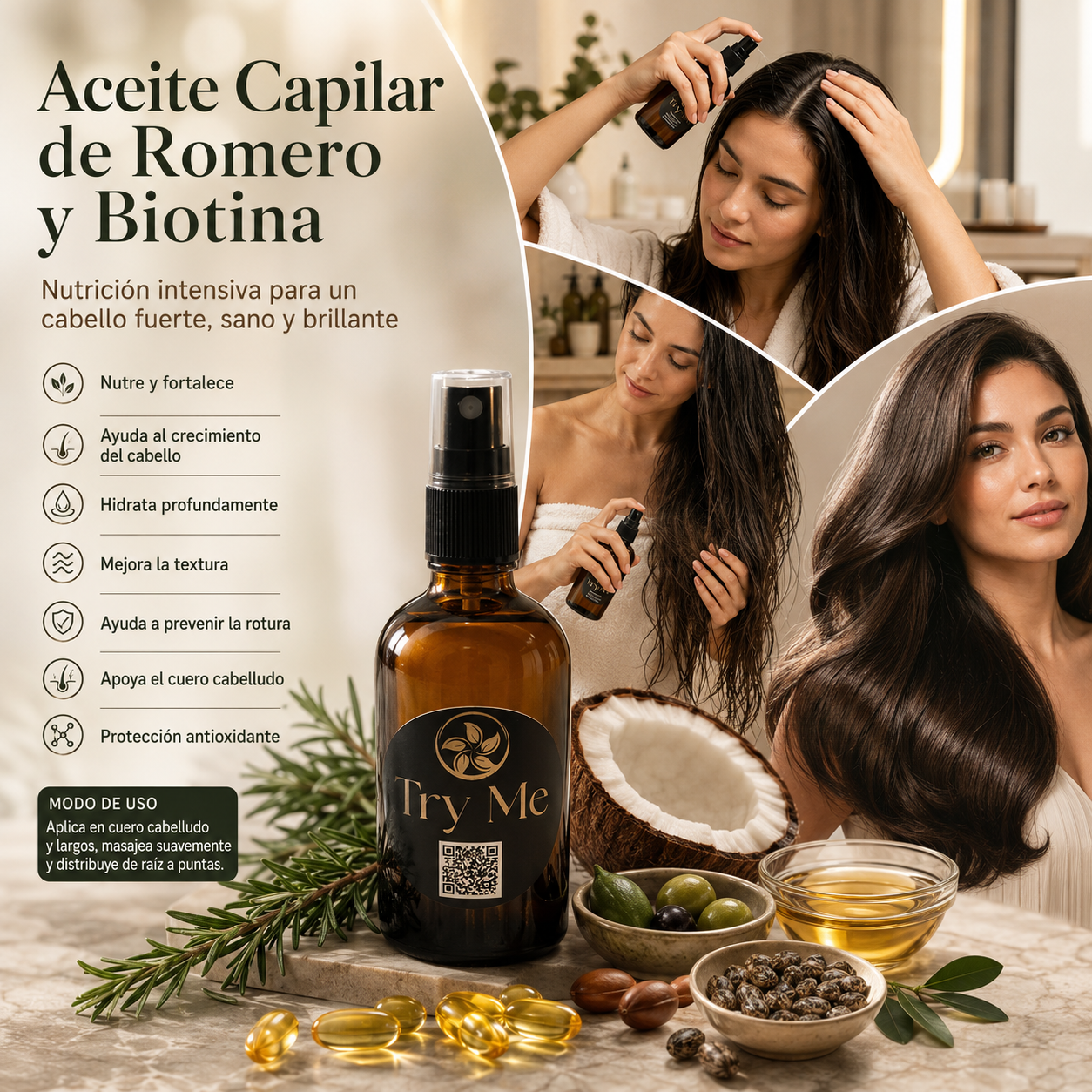 Rosemary &amp; Biotin Hair Oil