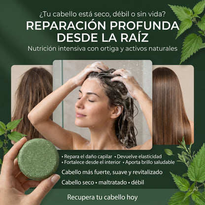 Champú Ortiga – “Seda Verde”