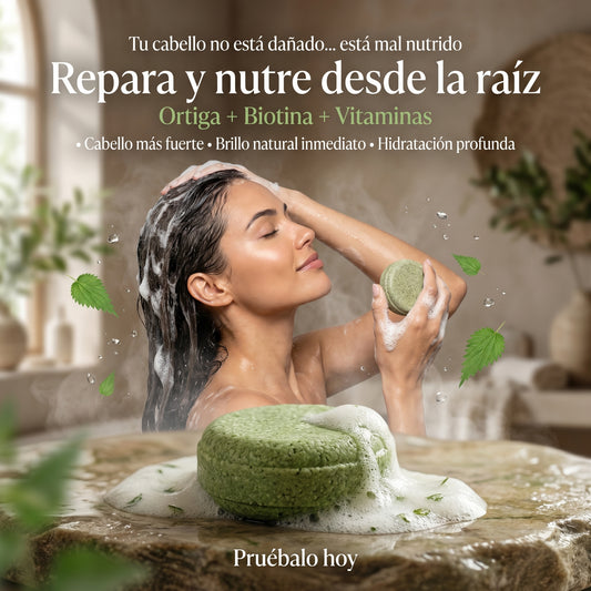 Shampoo Ortiga – “Seda Verde”