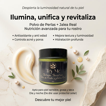 Bálsamo Facial con Polvo de Perla y Jalea Real