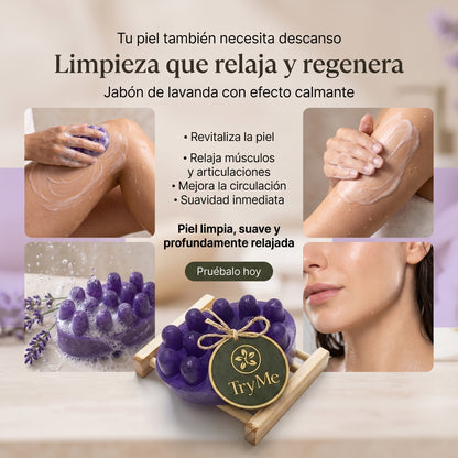 LA VANDA Jabón en barra masajeador